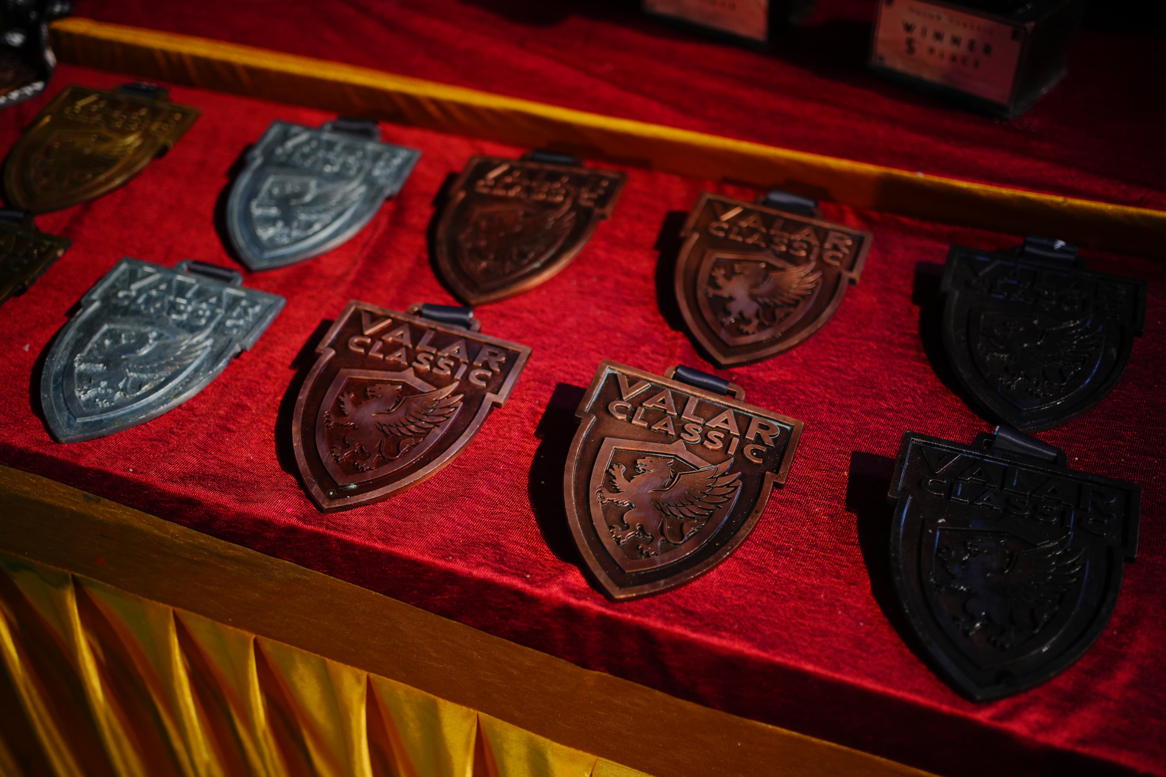 Valar Classic championship medals